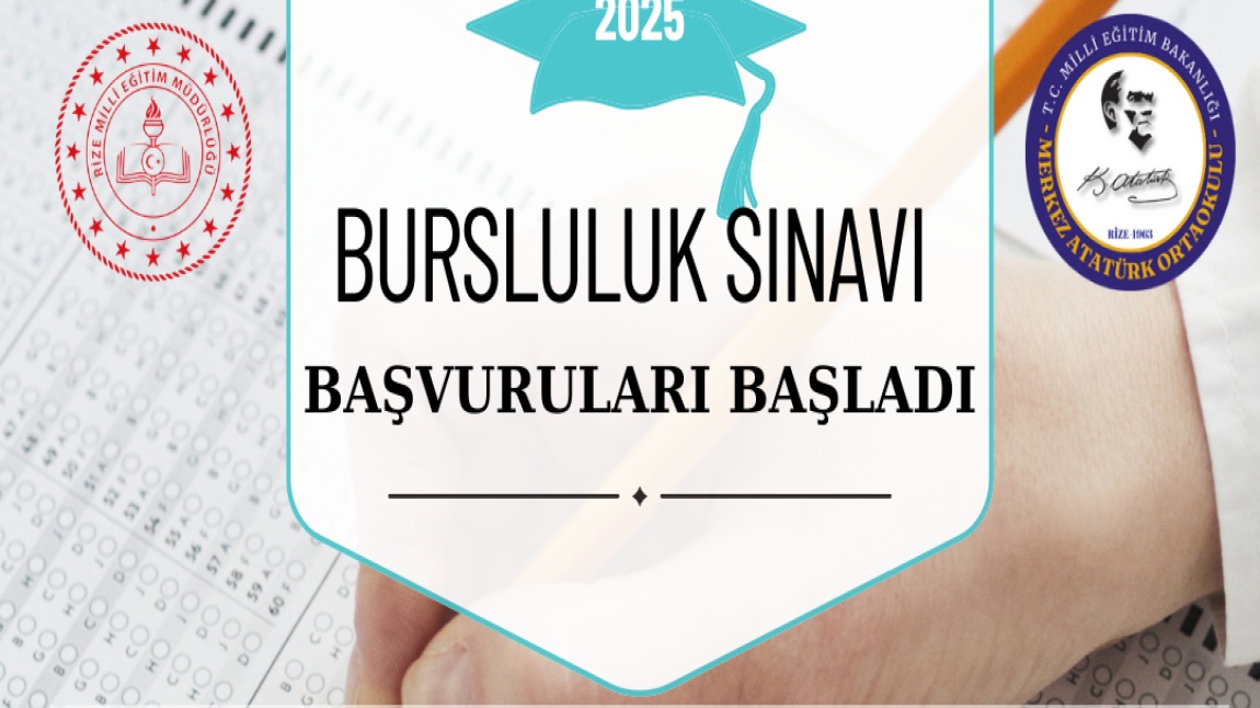 BURSLULUK SINAVI BAŞVURULARI BAŞLADI.